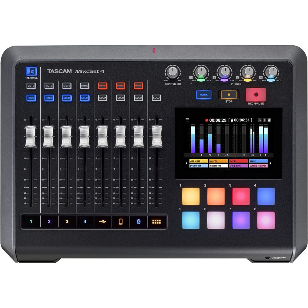 Amazon.co.jp: Tascam Mixcast 4 ポッドキャストステーション 内蔵